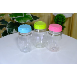 ✨ กระปุกใส ฝาเกลียว พลาสติกเกรด A กระปุกใส่อาหาร โหลพลาสติกใส 340-430 ml มีหลายแบบให้เลือก