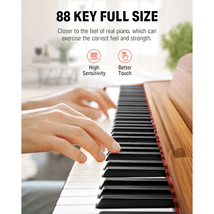 [ใส่โค้ดลด 1000บ.] Donner DDP-80 Digital Piano / DDP-80 Plus / DDP-200 เปียโนไฟฟ้า จัดส่ง ติดตั้งฟรี DDP80 DDP200