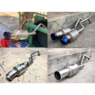 ชุดคิตท่อไอเสียใบสั้น G-PIPE Exhaust ตรงรุ่น HONDA JAZZ GE,GK / CIVIC FD,FB