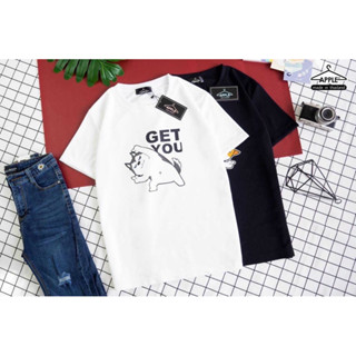 เสื้อคู่สุดกวน ลายแมวท่าฟิวชั่น Get You สินค้ามีพร้อมจัดส่ง ฟรีไซส์ใส่ได้ทั้งชายและหญิง เสื้อคู่ไม่ซ้ำใคร