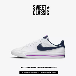 NIKE COURT LEGACY "MIDNIGHT NAVY" ของแท้ ป้าย Shop ไทย