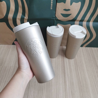 พร้อมส่งแก้ว Starbucks Neutral Value Tumbler แก้วสตาบัคส์สีทอง 💛💛