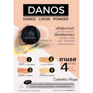 แป้งฝุ่นดานอส ดานอส แป้งนางงาม แป้งฝุ่นคุมมัน แท้💯%แพคเกจใหม่