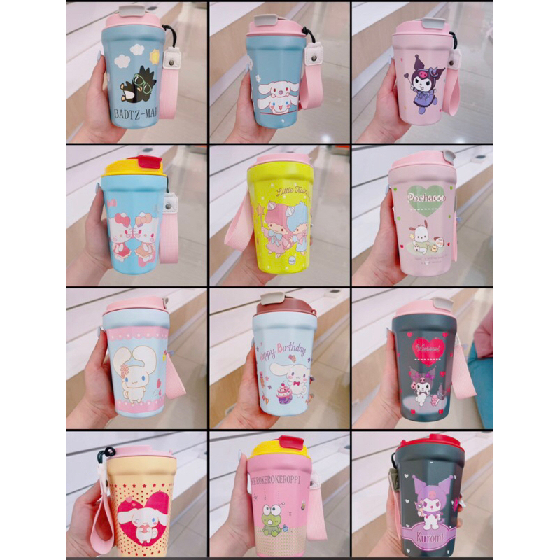 แก้วเก็บความเย็น 380ml. คิตตี้ sanrio melody น่ารักๆ