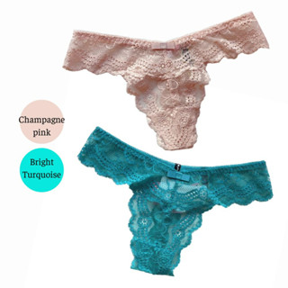 Sugary Fancy Mix T-back Panties Set (2 pcs.) Made in Korea