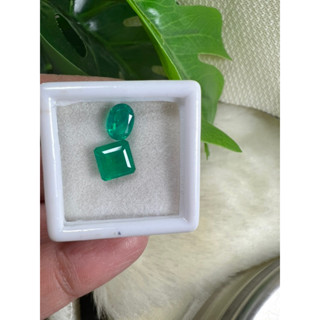 Lab emerald 7x7mm 1 pieces coulumbian emerald created gemstones