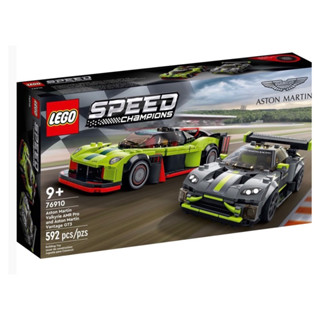 LEGO Speed Champions 76910 Aston Martin Valkyrie AMR Pro and Aston Martin Vantage GT3