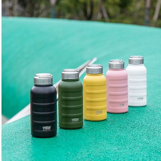 แก้วเก็บอุณหภูมิ TYESO แก้วน้ำสแตนเลส รุ่นมีหูหิ้ว มี2ขนาด ความจุ270ml / 360ml  ทรงสวย ขนาดเบา ไม่มีไอน้ำเกาะด้านใน