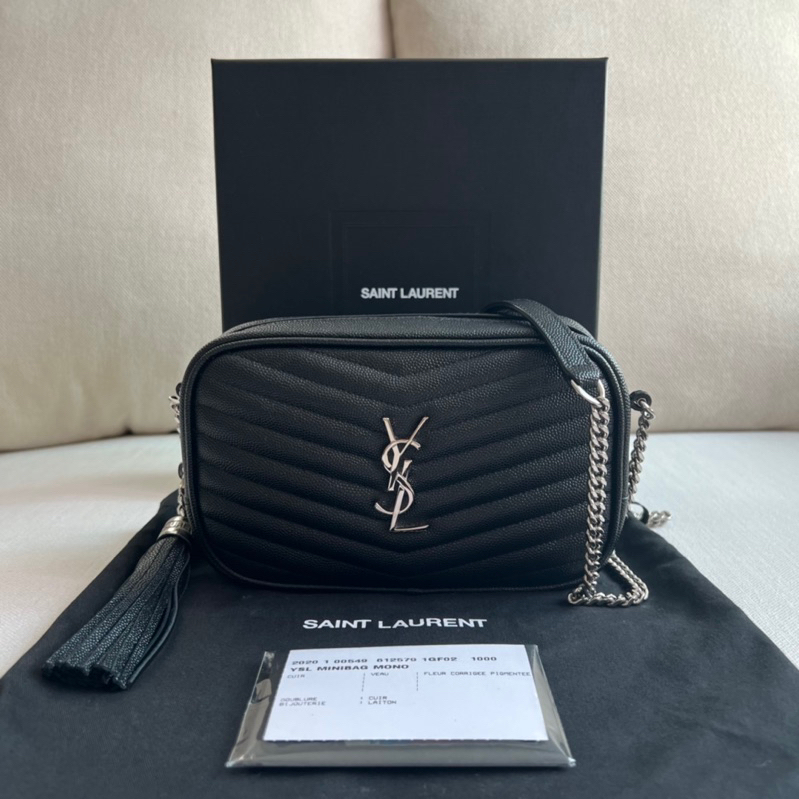 (ของแท้ มือสอง) YSL Lou Mini Bag 2020