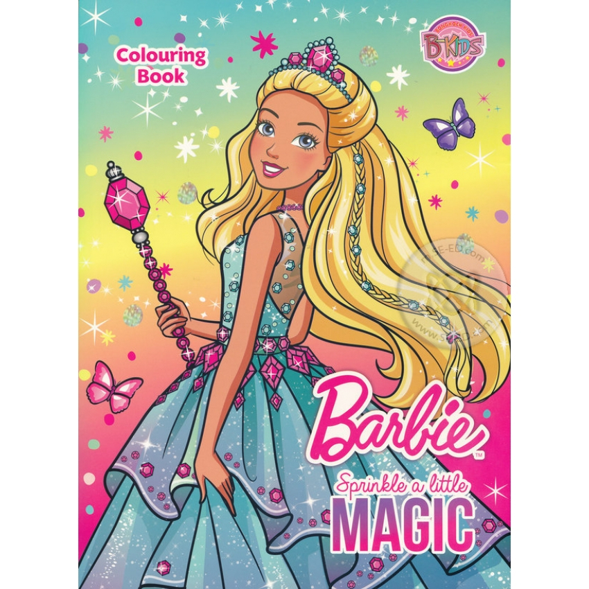Barbie: Sprinkle a little MAGIC coloring book สมุดภาพระบายสี บาร์บี้