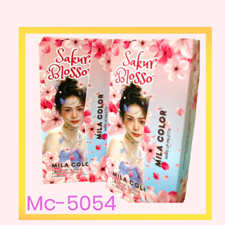 No. MC-5054 MILA COLOR Sakura Blossom มิลา คัลเลอร์ บลอสซั่ม เมคอัพ พาเลท 5in1 เซ็ตเครืองสำอางสีชัด ติดทนสีครบจบที่เดียว