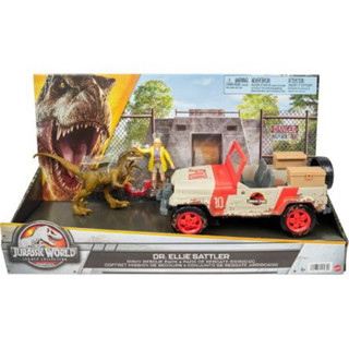 Mattel Jurassic World Legacy Dr.Ellie Sattler Risky Rescue Pack