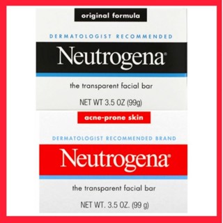 🇺🇲พร้อมส่ง/Neutrogena สบู่ล้างหน้า หน้าใส ไร้สิว ผิวแพ้ง่าย ขนาด 99 กรัม