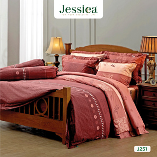 Jessica Cotton Mix J251 ชุดเครื่องนอน ผ้าปูที่นอน ผ้าห่มนวม เจสสิก้า พิมพ์ลายได้อย่างประณีตสวยงาม