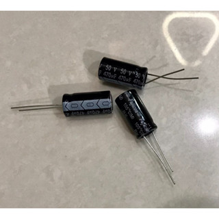 470UF 50V Fujicon ( 1 ชุด มี 20 ตัว )