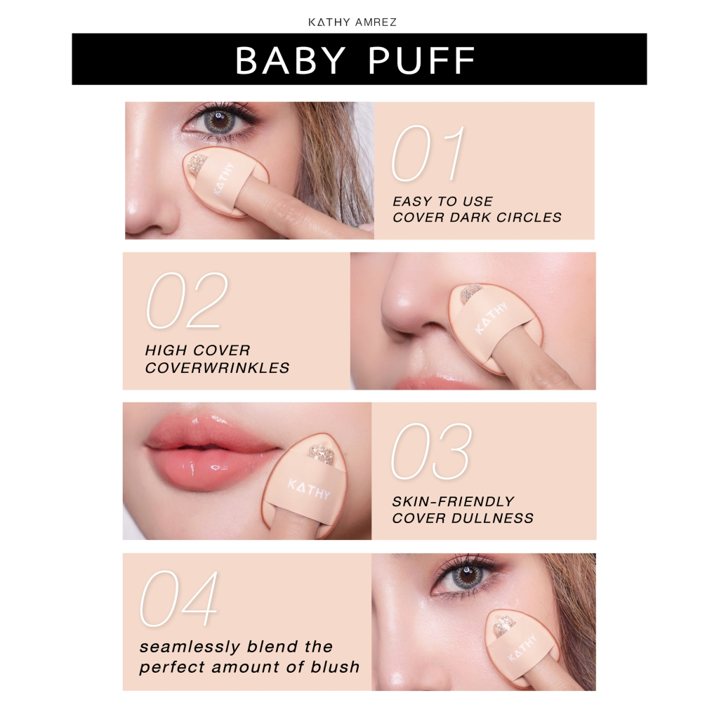 Baby Puff พัฟมินิ 99.- เท่านั้น สัมผัสนุ่ม แตะตรงไหนก็เนียนกริบ เกลี่ย ...
