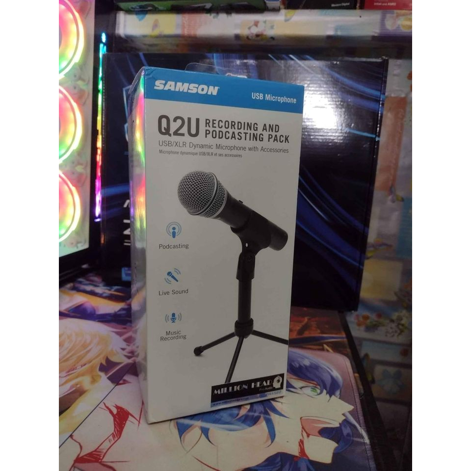 Samson Q2U Microphone USB&XLR ✅ของแท้ผ่านQC✅