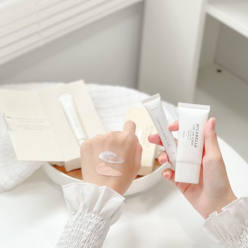 กันแดดเพียว  SPF50 PA+++  ขนาด25 ml MILABELLE PURE SUNSCREEN