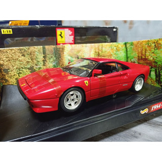 โมเดลรถ288GTO 1/18 โมเดลรถFerrari288GTO 1:18 โมเดลรถFerrari 1/18 โมเดลรถ Ferrari 1:18 Hotwheels Ferrari 288 GTO