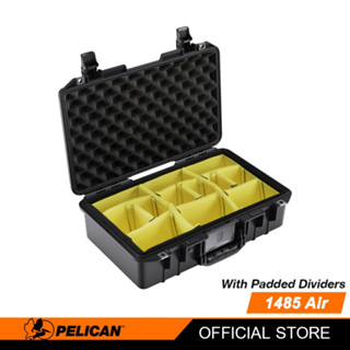 Pelican 1485 Air Case With Padded Dividers, Black