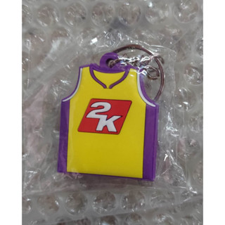 (ของแท้ 100%) พวงกุญแจจากเกม NBA2K หมายเลขเสื้อ 34 KEYCHAIN