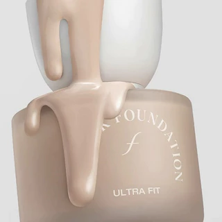 THE FACE SHOP FMGT THE INK FOUNDATION ULTRA FIT SPF20 PA++ (รองพื้น ผิวเรียบเนียน ปกปิด vegan)