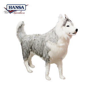 8331 Siberian Husky Gray 115 cm. - ตุ๊กตาไซบีเรียน ฮัสกี้ สีเทา