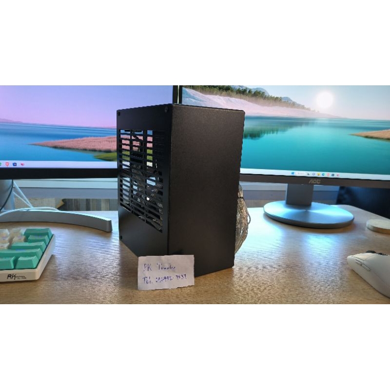 B450i aorus pro wifi + k39 itx case + riser + flex psu 500w 80+ gold