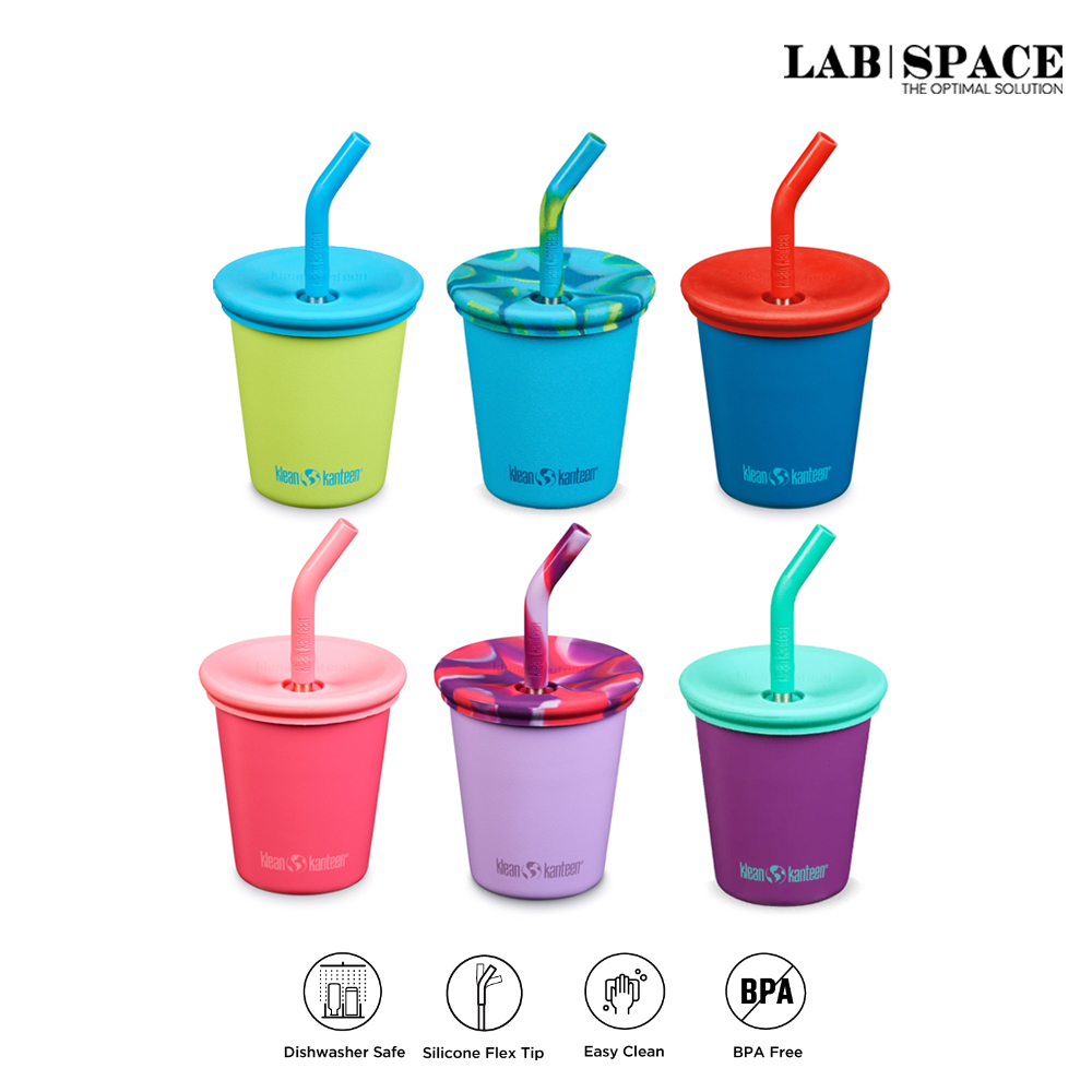 Klean Kanteen 10oz Kid's Cup with Straw Lid