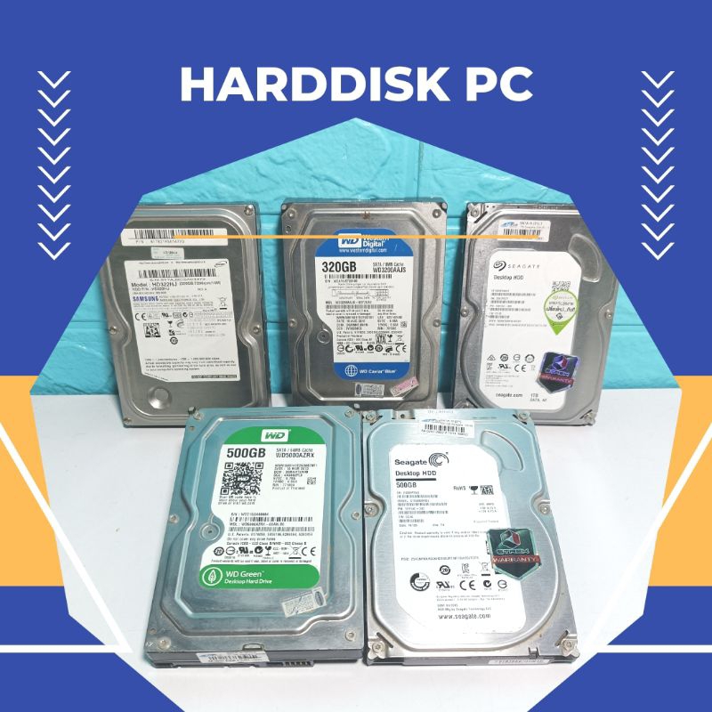 HDD Harddisk สแกนช้า เขียวทุกลูก Computer PC ฮาร์ดดิสก์ มือสอง สภาพดี