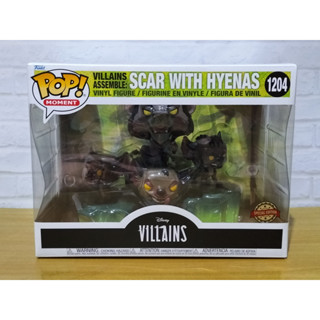 Funko Pop Moment Disney Villains Lion King - Scar With Hyenas [กล่องใหญ่] #1204