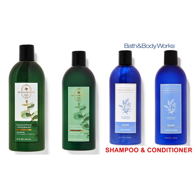 🌿🌊🌱🍃Bath &amp; Body Works รุ่น Aromatherapy แบบ Shampoo กลิ่น Eucalyptus Spearmint , Lavender Vanilla (Sleep) หอมแนวสปา