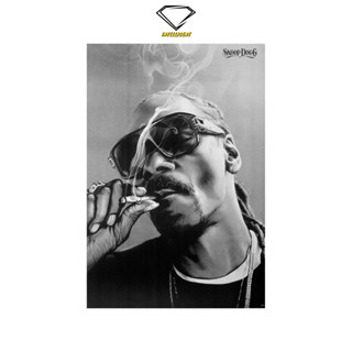 💎Intelligent | โปสเตอร์ Snoop Dogg | ขนาด 23.5x34.5 นิ้ว | x 1 แผ่น สนูป ด็อก โปสเตอร์วงดนตรี Rapper hiphop