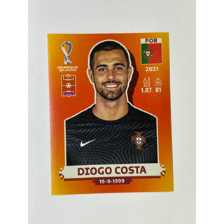 สติ๊กเกอร์สะสม Diogo Costa ฟุตบอลโลก Worldcup 2022 Portugal ของสะสมทีมฟุตบอล โปรตุเกส