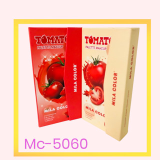 No. MC-5060 พาเลทแต่งหน้ากระเป๋า MILA COLOR EYESHADOW TOMATO มิลา คัลเลอร์ พาเลท เมคอัพ มีหลายเฉทสีให้เลือก