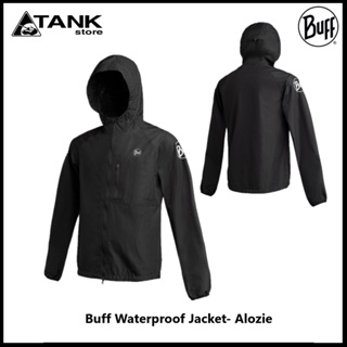 Buff Waterproof Jacket- Alozie เสื้อแจ็คเก็ตกันน้ำ มีฮู้ดสำหรับผู้ชาย เนื้อบางเบาใช้ได้ทั้งในการวิ่งและกิจกรรมเอาต์ดอร์ มีเครื่องหมาย Buff ​Pro Team อย่างเป็นทางการ