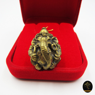 Ananta Ganesh ® พระพิฆเนศ ขนาด 1" (ผ่านพิธีแล้ว) พร้อมกล่อง (เน้นเรียกเงิน มีเสน่ห์ กินไม่หมด ไม่มีอด) Ongs05 / Ongs