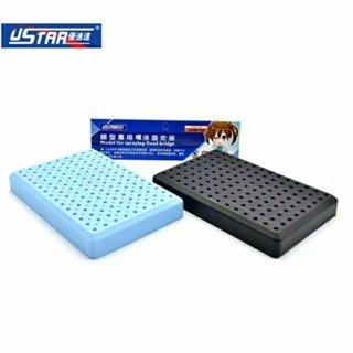 [USTAR] UA90154 UA90155 ที่เสียบไม้หนีบ สำหรับทำสีแอร์บรัช Model for Spraying Fixed Bridge Base Holder