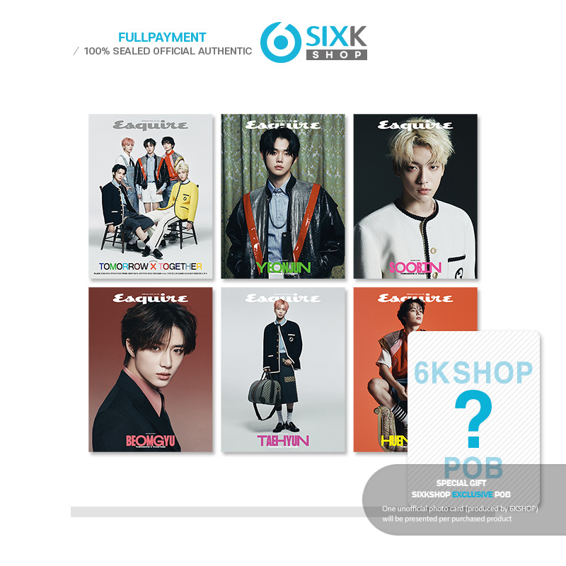 ESQUIRE Magazine - TXT COVER 6 Types (2023.02 Feb.)