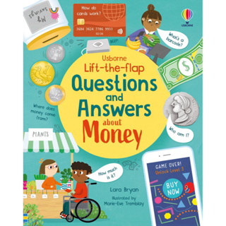 DKTODAY หนังสือ USBORNE LIFT-THE-FLAP Q&amp;A ABOUT MONEY (AGE 6+)