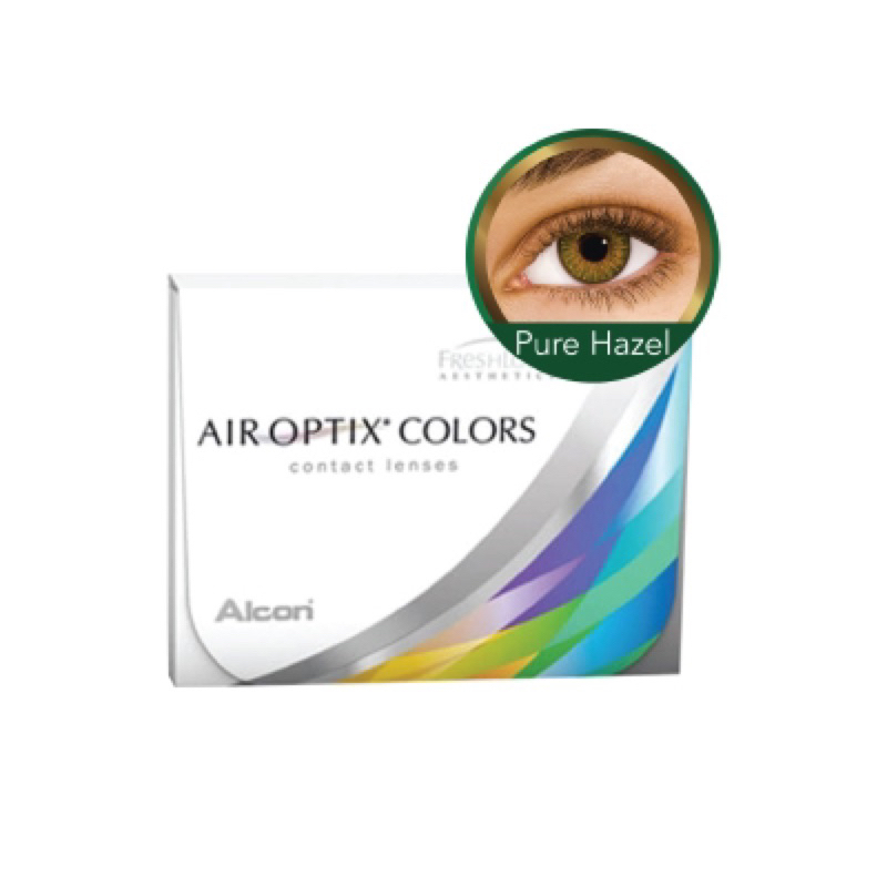 คอนแทคเลนส์รายเดือน Alcon Air Optix Color (Pure Hazel) 1 Lens [No Box]