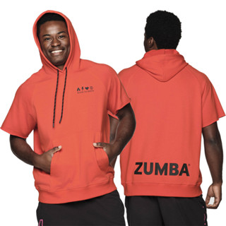 Zumba Move Mens Short Sleeve Hoodie (เสื้อยืดมีฮู้ดออกกำลังกายซุมบ้า)