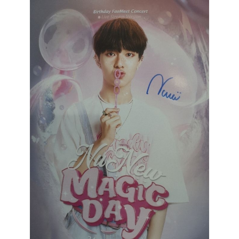 Poster Nunew Magic Day โปสเตอร์ลายเซ็นแท้