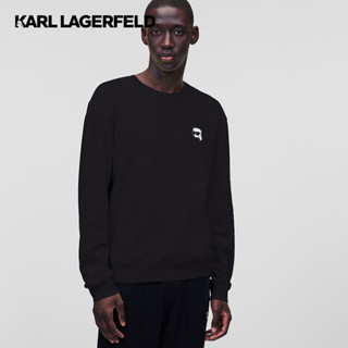 KARL LAGERFELD - IKONIK 2.0 PATCH SWEATSHIRT 230M1801 เสื้อสเวตเตอร์