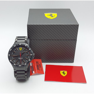 นาฬิกา FERRARI MENS 0830866 SCUDERIA PIST QUARTZ พร้อมกล่อง (ใหม่)