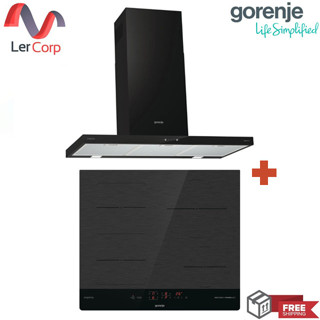 [0% 10 เดือน] (Gorenje) เครื่องดูดควันชนิดติดผนัง WHT9SYB + เตาอินดักชั่น IT643SYB7