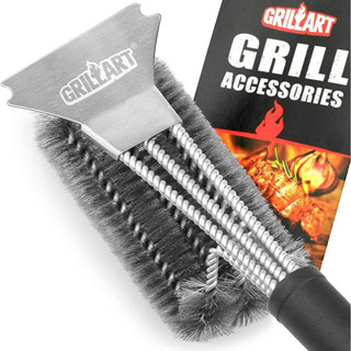 GRILLART : GLLAMZ001* แปรงทำความสะอาดเตาย่าง Grill Brush and Scraper