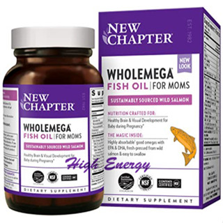 New Chapter, WHOLEMEGA™ : FISH OIL FOR MOMS