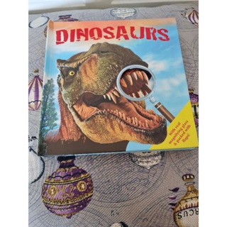 Dinosaurs with real magnifying glass&amp;packed with flaps