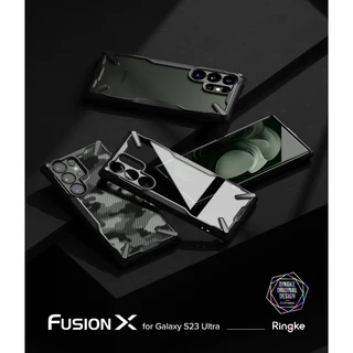 Ringke Fusion-X สำหรับ Galaxy S23 Ultra เคสกันกระแทก แบบใส